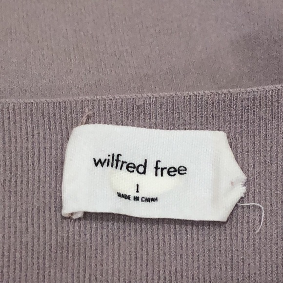 Aritzia Wilfred Sweater Size Large Dusty Purple - Picture 5 of 11